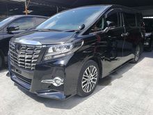 2017 Toyota Alphard 2.5 SC Sunroof PreCrash