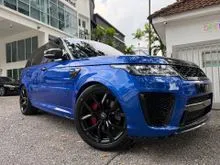 SUMMER BLUES PRE OWNED 2018/2022 RANGE ROVER SPORT SVR 5.0 SUPER SUV BEST VERSION OF ITS NEW