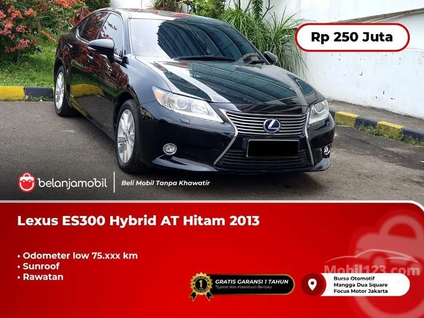 Jual Mobil Lexus ES 300h 2013 V6 3.5 di DKI Jakarta Automatic Sedan Hitam Rp 250.000.000