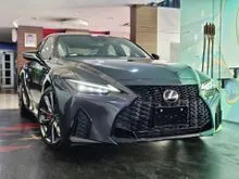 2021 Lexus IS 300 2.0 F Sport [5A, 27K KM, AIRCOND SEAT, SUNROOF, RED INTERIOR]
