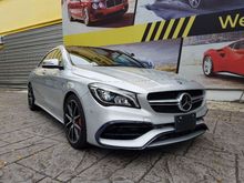 2016 Mercedes-Benz CLA45 AMG 2.0 MATIC Coupe Sport Exhaust Push Start Keyless Haran Kardon Sound Xenon LED Running Light Panoramic Memory Leather Seat