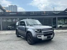 2021 Land Rover Defender 2.0 110 S 7 Seater P300,20K KM,Digital Meter,Side Step,Side-Mounted Box,Center Consule,Air Sus,Grey,Gray,2022, 2022, 2023