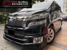 2013 Toyota Vellfire 3.5 VL FULL VERSION 1 VIP DATIN OWNER HOME THEATRE COOL BOX LUXURY MPV