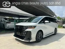 2024 Toyota Vellfire 2.4 Z Premier Turbo Modellista Full Spec Fully Loaded UNREG Grade 5A 5,xxx KM Side Steps Roof Monitor Sunset Brown Interior