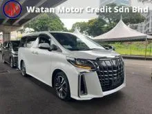 2021 Toyota Alphard 2.5 G S C UNREG SC PILOT SEAT,HI-SPEC,SUNROOF,3 EYES LED LIGHT,DIM,BSM,POWER BOOT,MEMORY SEAT,PRE CRASH & ETC,FREE 8 YRS WARRANTY