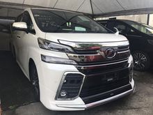 2016 Toyota Vellfire 2.5 ZG SUNROOF PRECRASH MODELLISTA