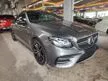 Recon 2019 MERCEDES-BENZ E53 3.0 AMG PREMIUM PLUS 4MATIC+ COUPE P/ROOF BURMASTER 360 CAMERA AMBIENT LIGHTING AIR-MATIC SUSPENSION P/BOOT DISTRONIC (A) - Cars for sale