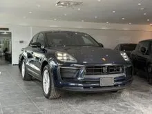 14K MILEAGE - 2023 Porsche Macan 2.0 - NAVY BLUE - PANORAMIC ROOF - SPORTS CHRONO - BLACK INTERIOR - READY STOCK
