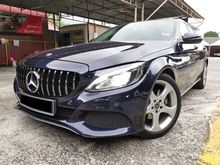 2017 Mercedes-Benz C200 2.0 Avantgarde Sedan CKD , 9G Tronic , Full Service Record ** UNDER WARRANTY TILL SEP 2021 **