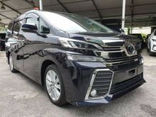 2016 Toyota Vellfire 2.5 ZA 8 Seater 2 P/Door PreCrash Unregister