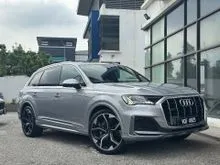 2020 Audi Q7 3.0 Quattro / B&O Speaker / Panaromic Roof / Black Leather Interior