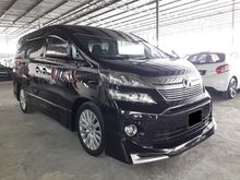 2012 TOYOTA VELLFIRE 2.4 Z MPV PROMOTION KAO KAO