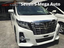 2016 Toyota Alphard 2.5 G S C Half Leather + Pilot Seats + 2 PwrDoors + PwrBoot + Unreg + Local KL AP (NO GST! CALL FOR LAST OFFER!)