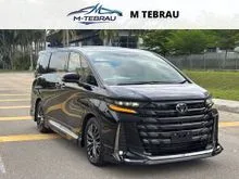 4897km/Grade 5A/Brown Leather/DIM/Side Step/Moonroof/HUD/4cam/BSM/2025 Toyota Vellfire 2.4 Z Premier MPV/Free Toyota Dealer Warranty Service