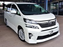 2013 Toyota Vellfire 2.4 Z G - CRAZY BIG SALES - Full Spec - Home Theatre - 4 Cameras - KL AP - Actual Mileage - Tiptop Original Condition - Many Unit