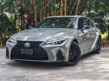 2023 Lexus IS 300 2.0 F Sport Sedan SUNROOF BSM LED HEADLIGHTS GRADE 4.5