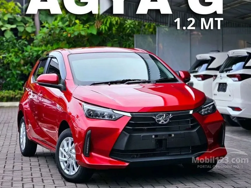 Jual Mobil Toyota Agya 2024 G 1.2 di Banten Manual Hatchback Merah Rp 164.400.000