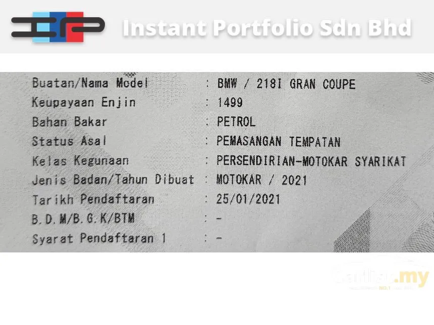 2021 BMW 218i M Sport Coupe