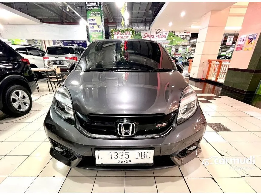 Jual Mobil Honda Brio 2017 RS 1.2 di Jawa Timur Manual Hatchback Abu