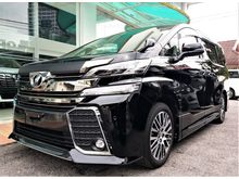 2015 Toyota Vellfire 2.5 ZG PILOT PBOOT MODELISTA-PANEL TWIN-EXH RMTR R-CAM