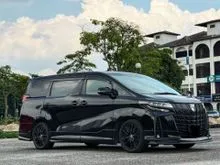 2019 Toyota Alphard 3.5 SC FACELIFT BLACK SAMURAI ANG30 V6 INNER MIRROR SERVICES STICKER 2 PILOT SEATS