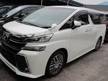 2015 Toyota Vellfire 2.5 Z MPV(A) UNREG