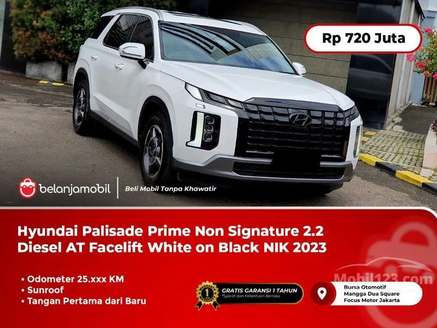 Jual Mobil Hyundai Palisade 2023 Prime 2WD 2.2 di DKI Jakarta Automatic SUV Putih Rp 232.000.000
