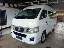 2014 Nissan NV350 Urvan 2.5 12 SEATS 1 OWNER