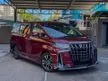 Recon 2019 Toyota Alphard SC Red with Alpine Sound System 5A Grade Low Mileage