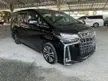 Recon 2022 Toyota Alphard 2.5 G S C Package MPV SC DIM BSM SUNROOF ROOF TV 3BA MODEL