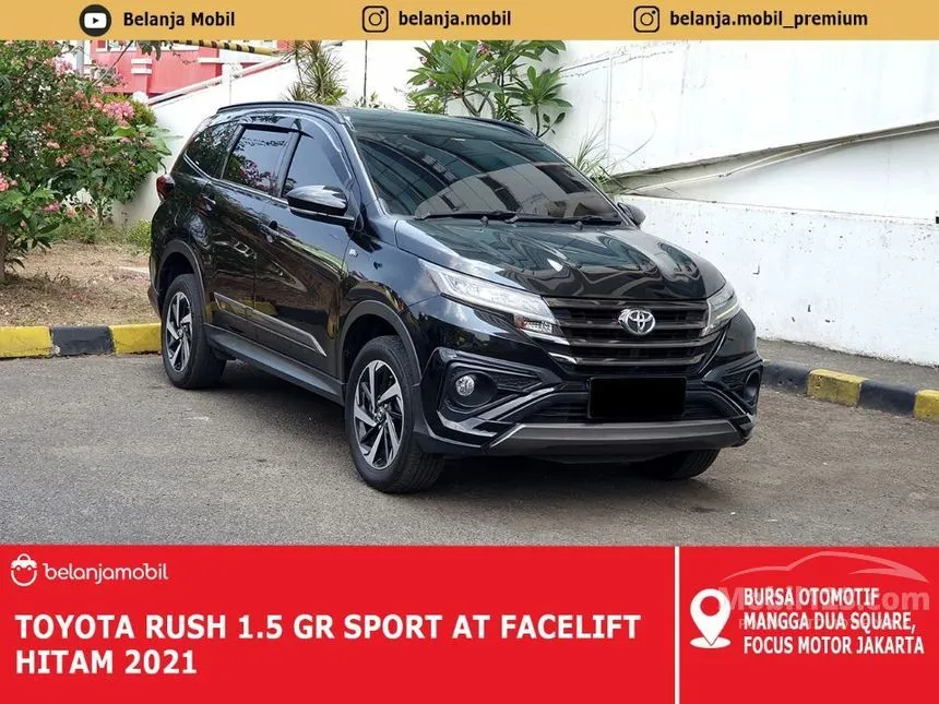 Jual Mobil Toyota Rush 2021 S GR Sport 1.5 di DKI Jakarta Automatic SUV Hitam Rp 203.000.000