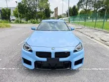 (9k-Km LOW Mileage, Grade 5A, Provide Warranty) 2024 BMW M2 3.0 Coupe 453Hp Harman Kardon, Driver Attention Camera, HUD, Sport Exhaust. M3 M4 911