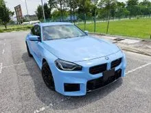 (9k-Km Genuine LOW Mileage, Grade 5A, Provide Warranty) 2024 BMW M2 3.0 Coupe 453Hp Harman Kardon, Driver Attention Camera, HUD, Sport Exhaust. M3 M4