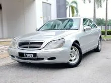 2001 Mercedes-Benz S320L 3.2 Sedan ORIGINAL MILLAGE AND ORIGINAL CONDITION FREE VERY NICE NUMBER PLAT