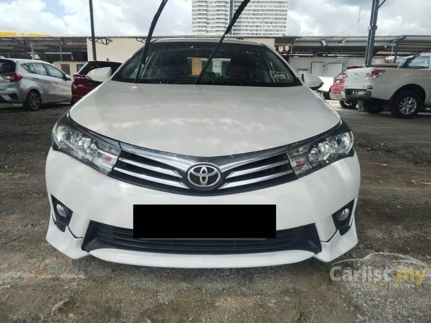 2014 Toyota Corolla Altis E Sedan