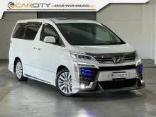 2014 Toyota Vellfire 3.5 ZG MPV FULLY LOADED 18 SPEAKER HOME THEATRE COOL BOX BLACK INTERIOR 360 CAMERA