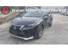 2014 Lexus NX200t 2.0 F Sport SUV UNREG 1 YEAR WARRANTY