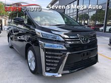 2018 Toyota Vellfire 2.5 ZA Ori Low Mileage Wifi Audio Player Merdeka Offer