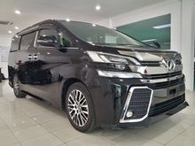 2017 Toyota Vellfire 2.5 ZG RADAR S-ROOF P-BOOT RM-L-FM R-CAM F-SPEC