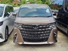 Offer Grade 5A Unreg 2025 Toyota Alphard 2.5 Z Modelista MPV GOLD COLOUR (JBL) ROOF MONITOR/ HUD/ SIDE STEP/ DIM/ BSM/ FREE 6 YEAR WARRANTY