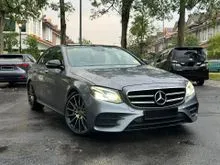 2018 Mercedes-Benz E300 2.0 AMG Line Sedan Local Spec - Brown Interior, Sunroof, Burmester Sound, 360 Camera, Ambient Light, Power Memory Seat