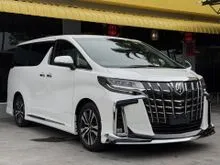 2022 Toyota Alphard 2.5 G S C Package MPV Alpine Android Player, BSM, Modellista Body Kit