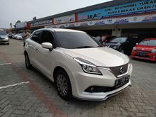 Suzuki All New Baleno Matic 2018 Putih Km 2rb Asli Masih spt baru lengkap Full Ory Siap Mudik Cash 184jt