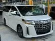 Recon 2022 Toyota Alphard 2.5 G S C Package MPV FOC 5YRS UNLIMITED MILEAGE WARRANTY
