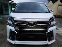 2015 Toyota Vellfire 2.5 ZA Edition Front Super Slide Seat New Arrival Unregistered
