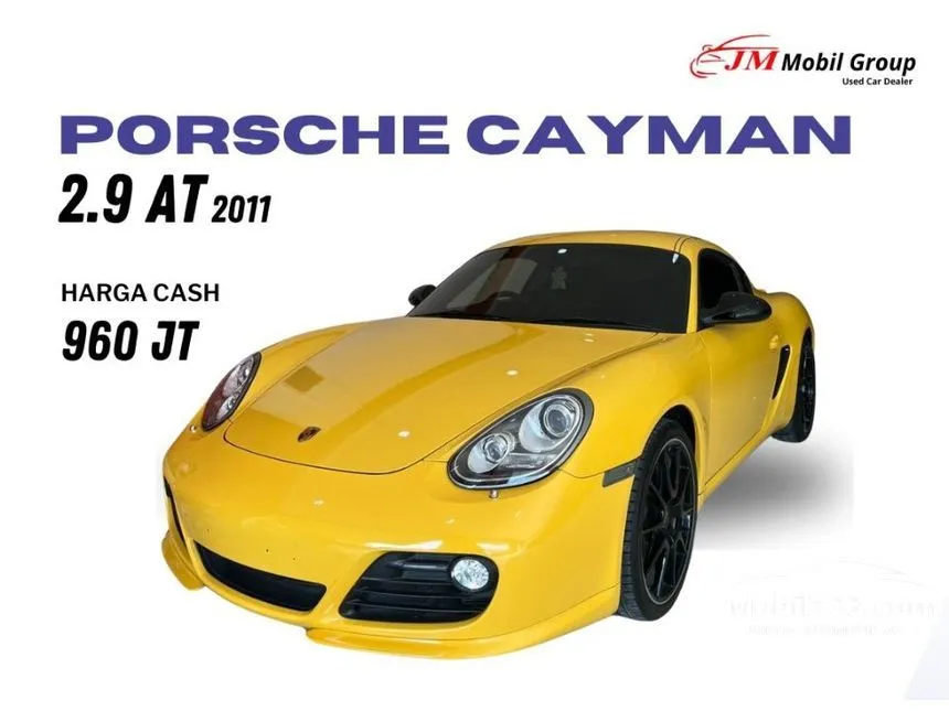 Jual Mobil Porsche Cayman 2011 2.9 di Jawa Barat Automatic Coupe Kuning Rp 899.000.000