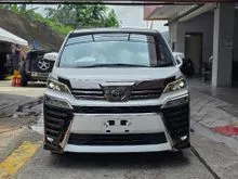 2021 TOYOTA VELLFIRE GOLDEN EYE 2.5 (A) BLACK INT, APPLE CARPLAY, ANDROID AUTO, ROOF MON, REVERSE CAM, PWR BOOT, 3 EYE LED