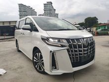 Toyota Alphard 2.5 SC,GRADE 5A,12K MILEAGE ORI,SUNROOF, MOONROOF,DIM,ALPINE ,PRE CRASH,2018 UNREGISTER,