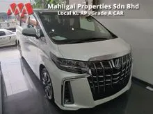 2022 Toyota Alphard 2.5 G S C Package, Twin Moon Roof, 4 Cameras, JBL System, Japan Grade 5A, Original Mileage 9,800 km only.