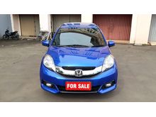 Honda Mobilio 1.5 E CVT New Dashboard AT 2016 Sporty Blue - Tangan Pertama - Plat Ganjil - TDP 20 JUTA SAJA - Sangat Terawat - BEST DEAL